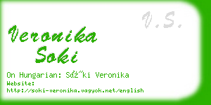 veronika soki business card